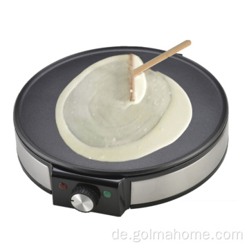 Professionelle elektronische elektrische Arabische Brotpizza-Pfannkuchen- und Krepphersteller in 110V 600W 800W 1000W 2200W Mini